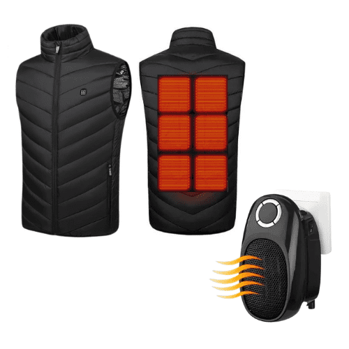 Mormark Unisex top bez rukávov FLAMEVEST + BURNY Heating | VESTBURNY