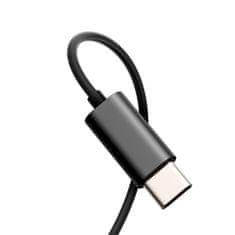 Joyroom JR-EC07 slúchadlá do uší USB-C, čierne