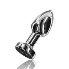 Toyjoy ToyJoy The Glider Buttplug (Small), železný análny kolík s vibráciami