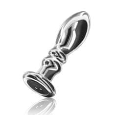 Toyjoy ToyJoy The Slider Buttplug (Medium), železný análny kolík s vibráciami