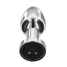 Toyjoy ToyJoy The Glider Buttplug (Medium), železný análny kolík s vibráciami