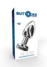 Toyjoy ToyJoy The Glider Buttplug (Large), železný análny kolík s vibráciami