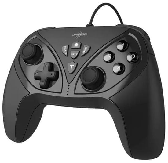 HAMA uRage gamepad Vendetta 210/ drôtový/ 8 smerový/ USB/ čierny