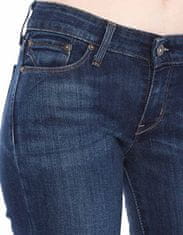 Levis  Dámske Rifle Demi Curve Skinny BLUE WMN-CH Tmavá modrá 27/34