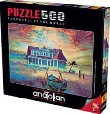 AnaTolian Puzzle Palmový ostrovček 500 dielikov