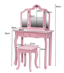 Timeless Tools Kozmetický stolík pre deti