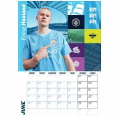 FAN SHOP SLOVAKIA Nástenný kalendár 2024 Manchester City FC