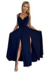Numoco Dámske šaty 509-1, tmavo modrá, UNIVERZáLNA