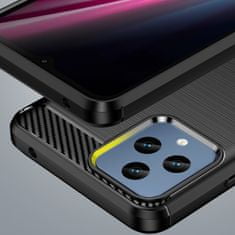 IZMAEL Carbon Shield TPU puzdro pre T-Mobile Revvl 6 5G - Čierna KP29338