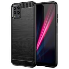 IZMAEL Carbon Shield TPU puzdro pre T-Mobile Revvl 6 Pro 5G - Čierna KP29339