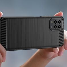 IZMAEL Carbon Shield TPU puzdro pre T-Mobile Revvl 6 Pro 5G - Čierna KP29339