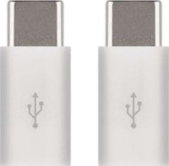 EMOS USB adaptér micro B/F - USB C/M