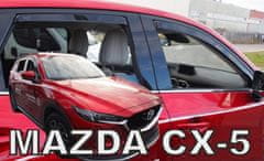 HEKO Deflektor Mazda CX-5 5D 2017- - 4 dielná sada HEKO