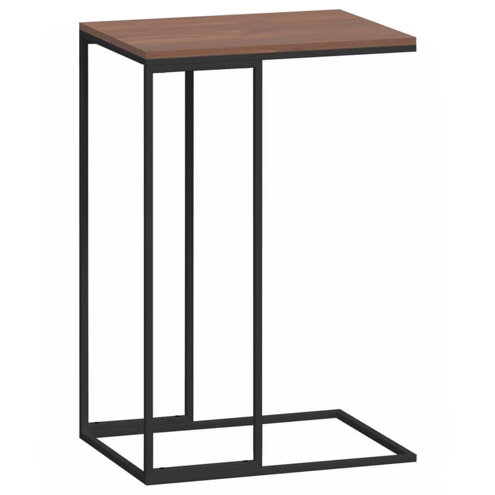 Vidaxl Príručný stolík, čierny 40x30x59 cm, kompozitné drevo