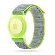 Tech-protect TECH-PROTECT NYLON PRE KIDS APPLE AIRTAG LIME