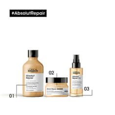 Loreal Professionnel Regeneračná maska pre poškodené jemné vlasy Serie Expert Absolut Repair Gold Quinoa + Protein ( Gold (Objem 250 ml)