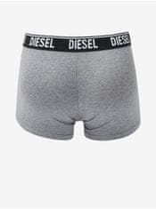 Diesel Súprava dvoch pánskych boxeriek v šedej a čiernej farbe Diesel S