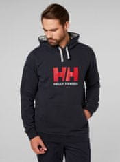 Helly Hansen Tmavomodrá pánska mikina s kapucňou HELLY HANSEN HH Logo Hoodie S