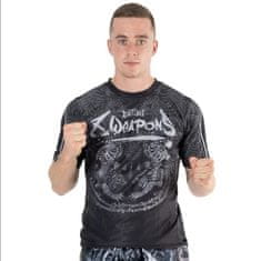 Fairtex 8 WEAPONS Funkčné tričko Tiger Yant - čierno/biele