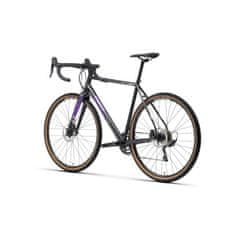 BOMBTRACK Bicykel HOOK lesklý metalický čierny/fialový XS 46 cm 650B