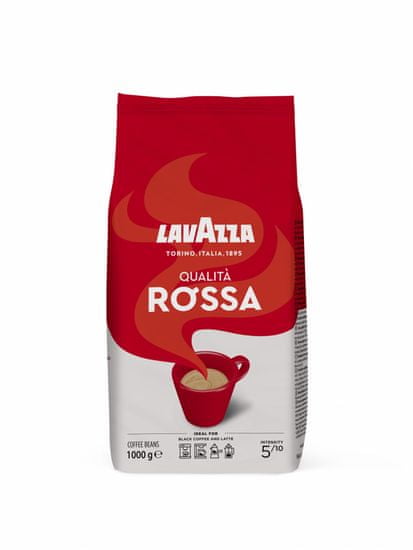 Lavazza Qualitá Rossa zrnková káva 1kg