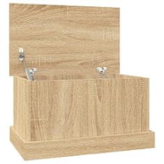 Vidaxl Úložný box dub sonoma 50x30x28 cm spracované drevo