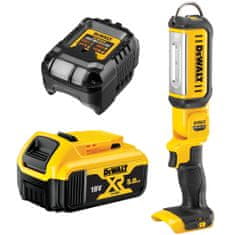 DeWalt Nabíjacia LED baterka DCL050 18V 300/1000lm + 1x5Ah + nabíjačka