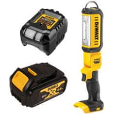 DeWalt Nabíjacia 18V 300/1000lm LED baterka DCL050 + 1x4Ah + nabíjačka