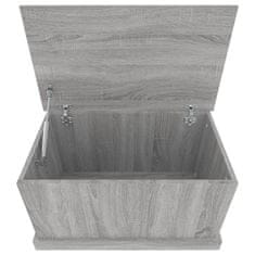 Vidaxl Úložný box sivý dub sonoma 70x40x38 cm spracované drevo