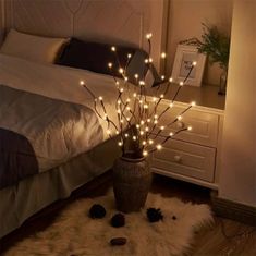 HOME & MARKER® Dekoratívne interiérové svietiace vetvičky (20 LED diód) | BRANCHLUMOS