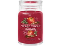 Yankee Candle Vonná sviečka Signature in glass large Red Apple Wreath 567 g