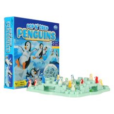WOWO Rodinná Stolová Hra Penguin Race - Ľadový Číňan pre Deti a Dospelých