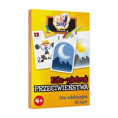 WOWO MUDUKO Edu Piotruś - Edukačná Hra s Kartami na Učenie Protikladov pre Deti 4+ rokov