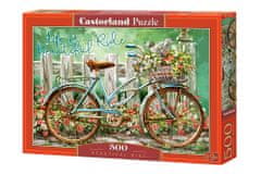 WOWO Puzzle CASTORLAND Krásna jazda - 500 dielikov, pre deti 9+ rokov, Motív jazdy na bicykli