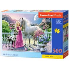 WOWO Puzzle CASTORLAND My Friend Unicorn - 300 dielikov pre deti 8+ rokov