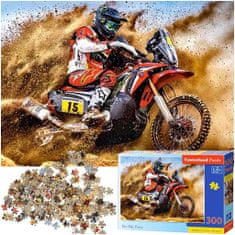 WOWO Puzzle CASTORLAND Dirt Bike Power - 300 dielikov pre deti 8+ rokov