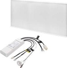 EMOS LED panel 30×60, obdĺžnikový vstavaný biely, 18W neutrálna biela, Emergency