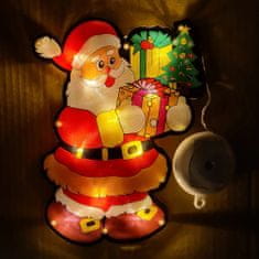 Foxter  Svietiaci LED Santa Claus a snehuliak 25 cm