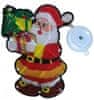 Foxter  Svietiaci LED Santa Claus a snehuliak 25 cm