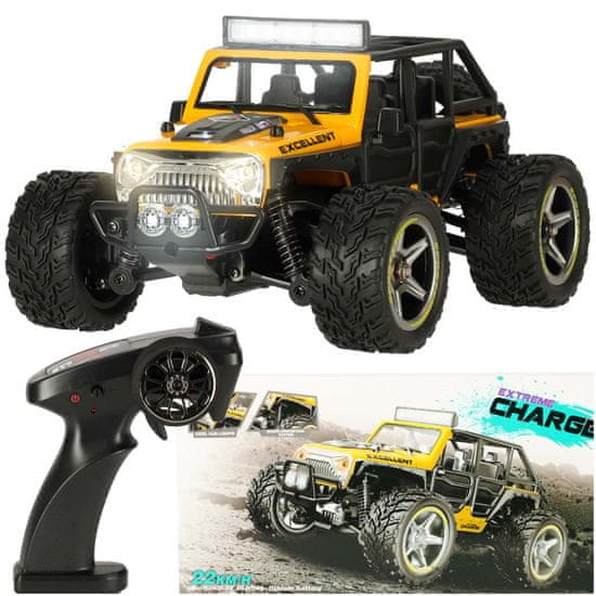 WOWO RC Auto na Diaľkové Ovládanie WLToys 22201, Mierka 1,22, 2WD