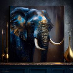 ARTMIE Dekoratívna maľba na plátne - PREMIUM ART - Graceful Giant of Savannah | 80x80 cm