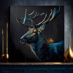 ARTMIE Dekoratívna maľba na plátne - PREMIUM ART - Peaceful Forest Guardian | 120x120 cm