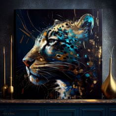 ARTMIE Dekoratívna maľba na plátne - PREMIUM ART - Spotted Hunter's Elegance | 60x60 cm