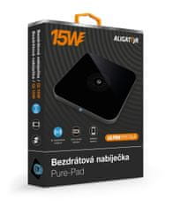 Aligator bezdrôtová nabíjačka Pure-Pad 15W, čierna