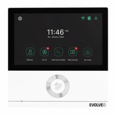 Evolveo DoorPhone AHD7, Sada domáceho WiFi videotelefónu s ovládaním brány alebo dverí, biely monitor