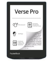 PocketBook E-book 634 Verse Pro Azure, modrý