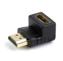 Gembird CABLEXPERT redukcia HDMI 90 °, M / F, čierna