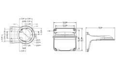 Uniview Uniarch by držiak pre kameru TR-WM03-B-IN/ kompatibilný s kamerami IPC-D31x/ T31x