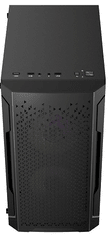 LOGIC PC skriňa Aramis ARGB MINI 1x USB 3.0, 2x USB 2.0 + audio, čierna, bez zdroja