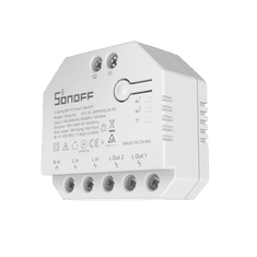 Sonoff  DUAL R3 Relé 2 kanály, meranie energie roliet